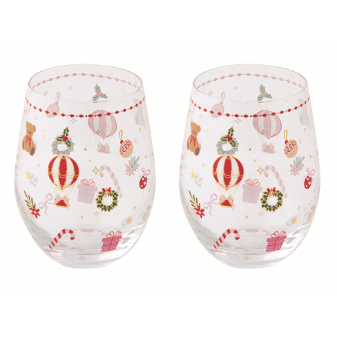 Кт/2 чаши за вода 500мл Christmas Twist Кт/2 чаши за вода 500мл Christmas Twist